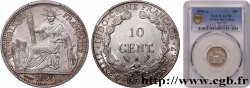 FRENCH INDOCHINA 10 Centièmes 1899 Paris