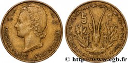 AFRICA FRANCESA DEL OESTE 5 Francs 1956 Paris