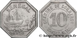 AFRIQUE FRANÇAISE - SÉNÉGAL 10 Centimes Chambre de Commerce de Dakar 1920 Dakar