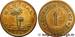 FRENCH AFRICA - SENEGAL 1 Franc Chambre de commerce de Ziguinchor 1921 