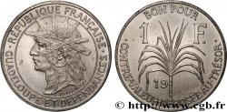 GUADELUPA Bon pour 1 Franc (Essai) 19--  