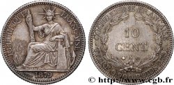 COCHINCHINE FRANÇAISE 10 Centimes 1879 Paris