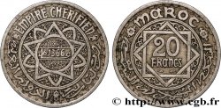 MAROC - PROTECTORAT FRANÇAIS 20 Francs AH 1366 1947 Paris