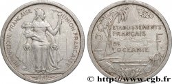 FRENCH POLYNESIA - French Oceania 2 Francs Union Française 1949 Paris