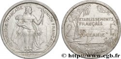 FRENCH POLYNESIA - French Oceania 2 Francs Union Française 1949 Paris