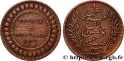 TUNISIE - PROTECTORAT FRANÇAIS 5 Centimes AH1309 1892 Paris