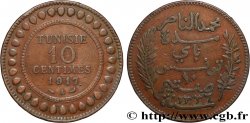 TUNISIA - FRENCH PROTECTORATE 10 Centimes AH1336 1917 Paris