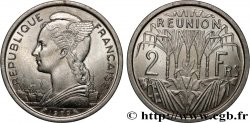 ÎLE DE LA RÉUNION 2 Francs Marianne / canne à sucre 1973 Paris