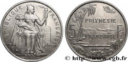 FRENCH POLYNESIA 5 Francs I.E.O.M. Polynésie Française 1987 Paris