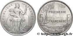 POLINESIA FRANCESE 5 Francs I.E.O.M. 1977 Paris 