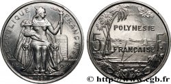 FRENCH POLYNESIA 5 Francs I.E.O.M. Polynésie Française 1987 Paris