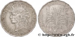 GUADELUPA Bon pour 1 Franc 1921  