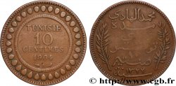 TUNISIA - Protettorato Francese 10 Centimes AH1322 1904 Paris 