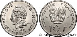 FRENCH POLYNESIA 10 Francs I.E.O.M. 1985 Paris