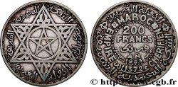 MOROCCO - FRENCH PROTECTORATE 200 Francs AH 1372 1953 Paris