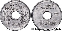 FRENCH INDOCHINA 1 Centième 1943 Hanoï