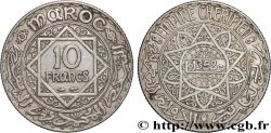 MOROCCO - FRENCH PROTECTORATE 10 Francs AH1352 1933 Paris