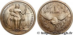 NOUVELLE CALÉDONIE Essai de 1 Franc 1949 Paris