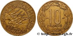 FRENCH EQUATORIAL AFRICA - CAMEROON 10 Francs 1958 Paris