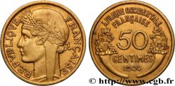 FRENCH WEST AFRICA 50 Centimes Morlon 1944 Londres