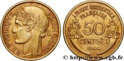 FRENCH WEST AFRICA 50 Centimes Morlon 1944 Londres