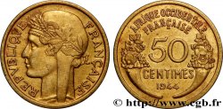 AFRIQUE OCCIDENTALE FRANÇAISE 50 Centimes Morlon 1944 Londres
