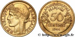 FRANZÖSISCHE WESTAFRIKA 50 Centimes Morlon 1944 Londres