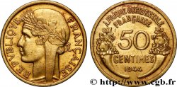 FRENCH WEST AFRICA 50 Centimes Morlon 1944 Londres