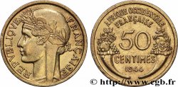 FRANZÖSISCHE WESTAFRIKA 50 Centimes Morlon 1944 Londres
