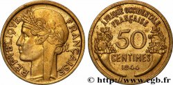 AFRIQUE OCCIDENTALE FRANÇAISE 50 Centimes Morlon 1944 Londres