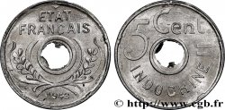 FRENCH INDOCHINA 5 Centièmes 1943 Hanoï