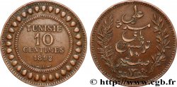 TUNISIA - FRENCH PROTECTORATE 10 Centimes AH1309 1892 Paris