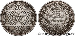 MAROCCO - PROTETTORATO FRANCESE 200 Francs AH 1372 1953 Paris 