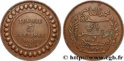 TUNISIA - French protectorate 5 Centimes AH1325 1907 Paris