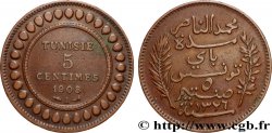 TUNESIEN - Französische Protektorate  5 Centimes AH1326 1908 Paris