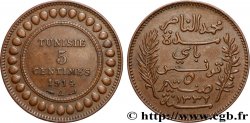 TUNISIA - FRENCH PROTECTORATE 5 Centimes AH1332 1914 Paris