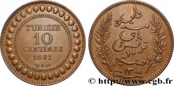 TUNISIA - French protectorate 10 Centimes AH1308 1891 Paris