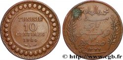 TUNESIEN - Französische Protektorate  10 Centimes AH1322 1904 Paris