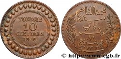 TUNISIA - FRENCH PROTECTORATE 10 Centimes AH1334 1916 Paris