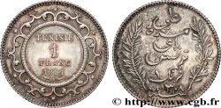 TUNISIE - PROTECTORAT FRANÇAIS 1 Franc AH 1308 1891 Paris