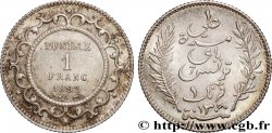 TUNISIE - PROTECTORAT FRANÇAIS 1 Franc AH1309 1892 Paris