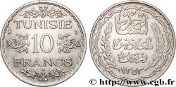 TUNISIE - PROTECTORAT FRANÇAIS 10 Francs au nom du Bey Ahmed datée 1353 1934 Paris