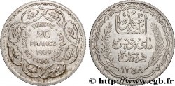 TUNISIE - PROTECTORAT FRANÇAIS 20 Francs au nom du  Bey Ahmed an 1358 1939 Paris