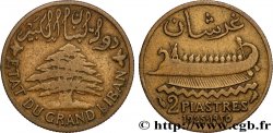 LIBAN - TROISIÈME RÉPUBLIQUE 2 Piastres État du Grand Liban 1925 Paris