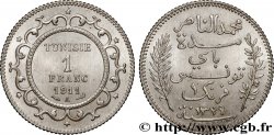 TUNISIE - PROTECTORAT FRANÇAIS 1 Franc AH1329 1911 Paris