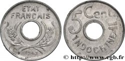 FRENCH INDOCHINA 5 Centièmes 1943 Hanoï