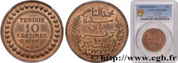 TUNISIA - FRENCH PROTECTORATE 10 Centimes AH1326 1908 Paris