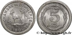 DJIBOUTI 5 Centimes Chambre de Commerce de Djibouti 1921 Paris