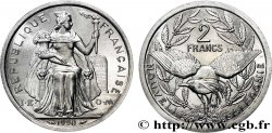 NOUVELLE CALÉDONIE 2 Francs I.E.O.M. 1990 Paris