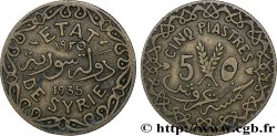 SYRIEN 5 Piastres État de Syrie 1935 Paris